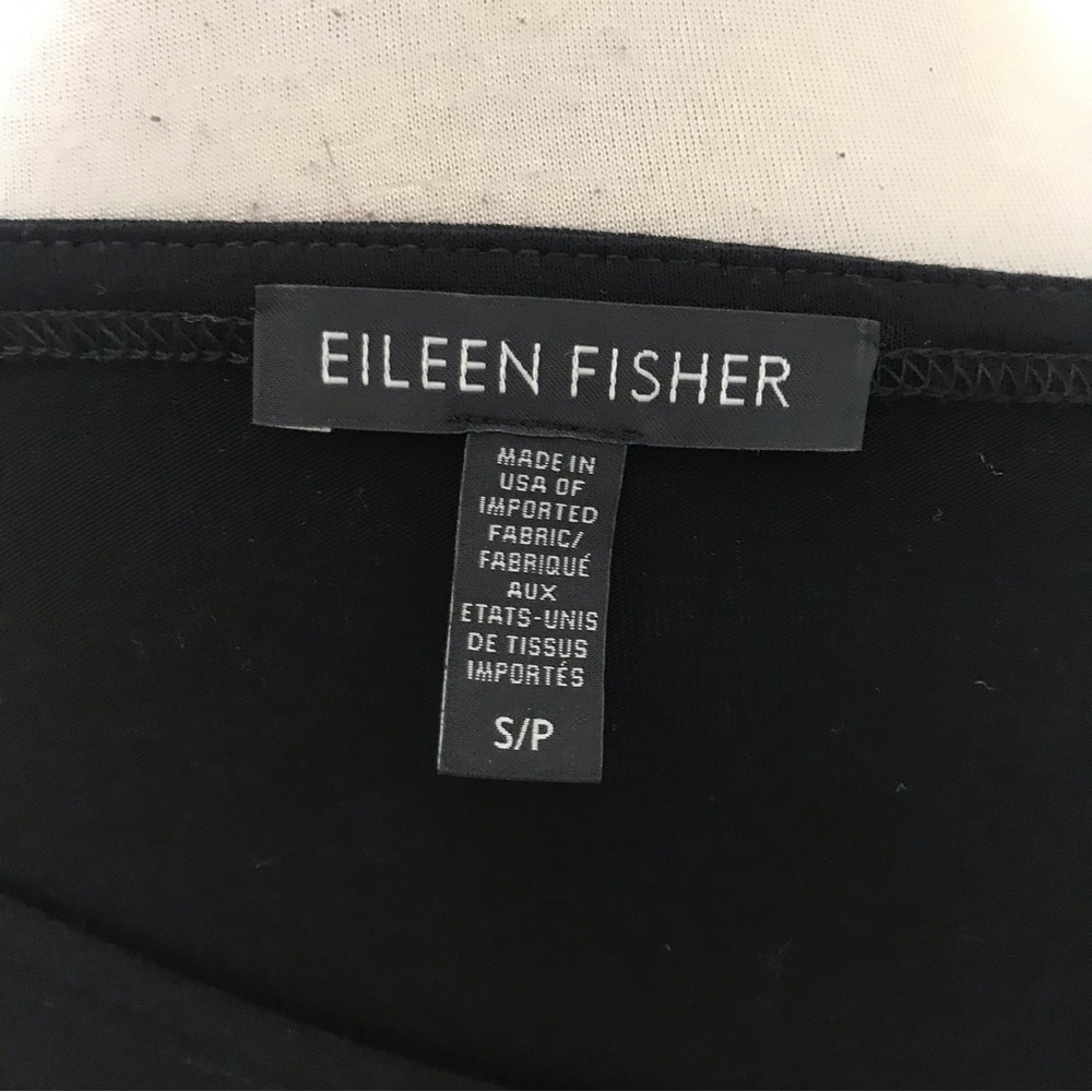 Eileen fisher black dress size small - Picture 6 of 8